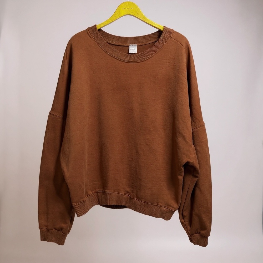 Nettle’s Tale Crewneck Sweatshirt Burnt Sienna Size 3X